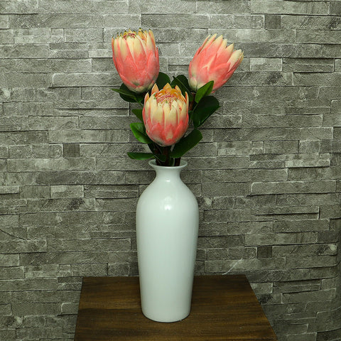 Faux protea flowers