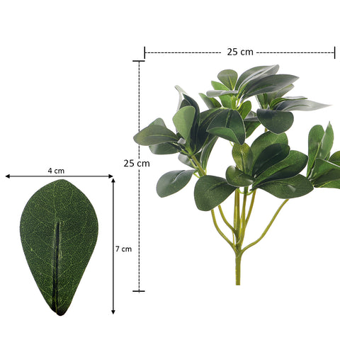 Artificial Arboricola Evergreen Leaf(without vase)