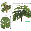 Faux Monstera Leaf Bunch