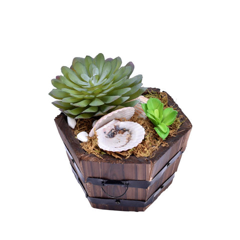 Fake Succulents in Pots
