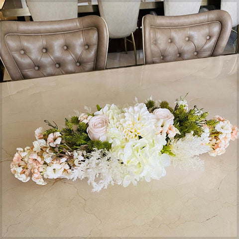 Luxurious Lounge with Elegant Floral Decor for display purposes only (non-sale)