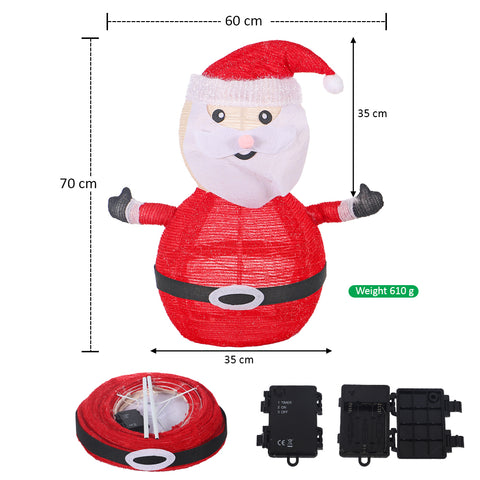 Lighted Christmas Santa Claus