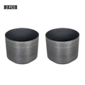 2pcs modern plastic pot