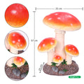 Resin Mushroom Statue for Outdoor Garden