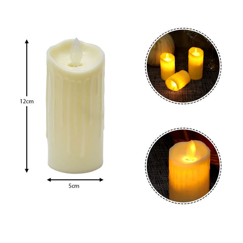 Realistic flameless tea lights