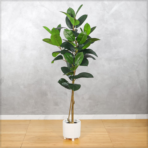 Faux rubber plant