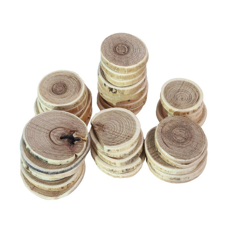 Decorative wood slices for crafts
