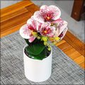Artificial orchid flowers