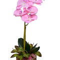 Silk artificial orchid flowers