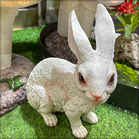 Outdoor rabbit figurine