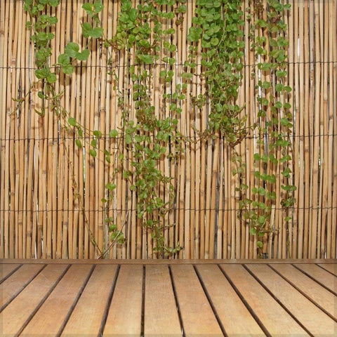 1 Piece Natural Bamboo Reed Roll Privacy Screen(Fence Only)