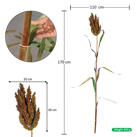 faux sorghum stem