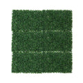 Faux topiary greenery wall