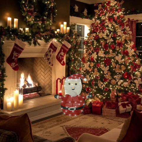 Lighted Christmas Santa Claus