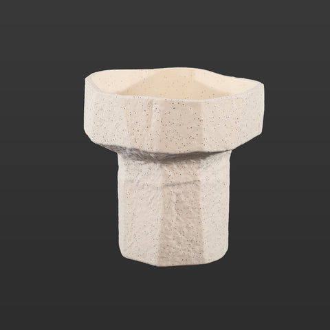 Unique Footed Ceramic Vase