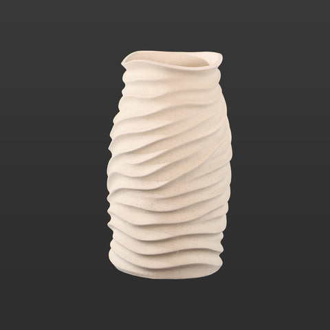 Wave Design Ceramic Table Vase
