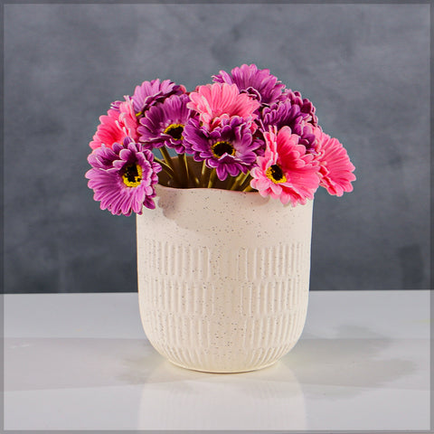 Half Lined Ceramic Table Vase