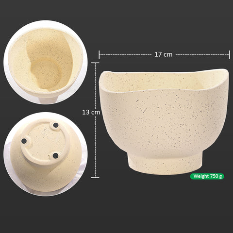 Bowl Shaped Ceramic Vase