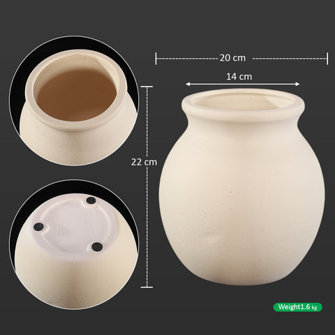 White Classic Style Ceramic Vase