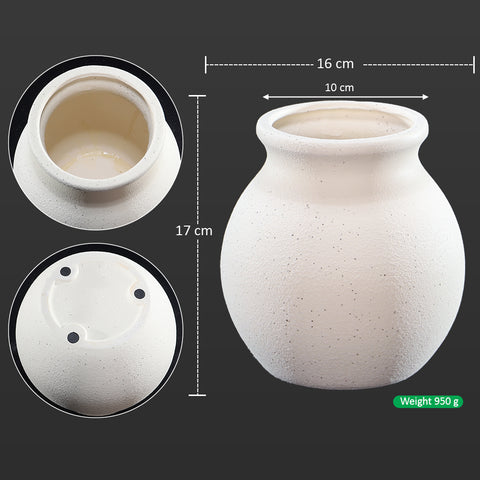 Cream Classic Style Ceramic Vase
