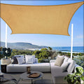 Garden sunshade sail offering waterproof coverage