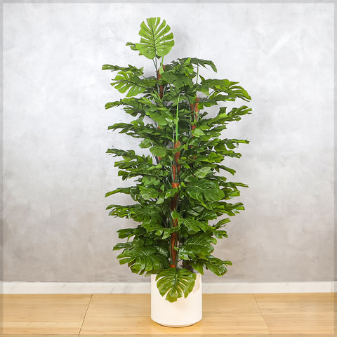 tropical leaf decor