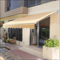 Khaki canopy shelter