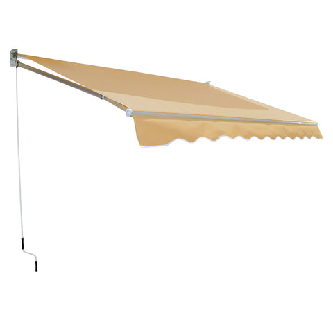 Khaki Canopy Shelter 4x2.5m