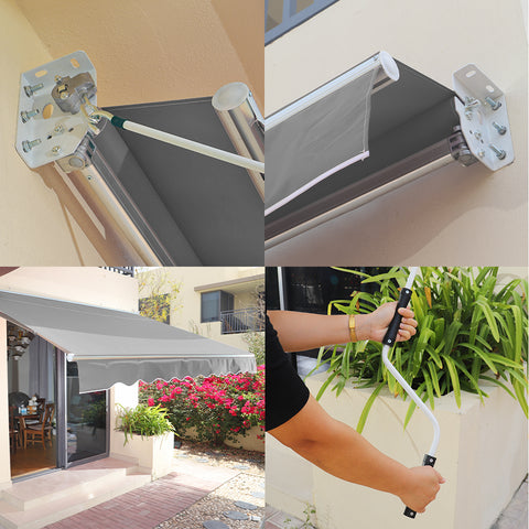 Retractable Manual Canopy Shelter