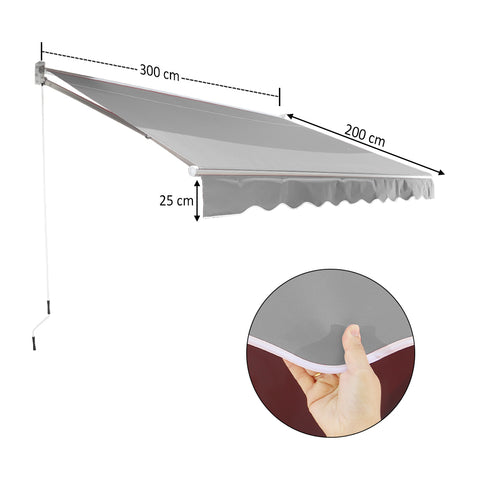 Retractable Manual Canopy Shelter