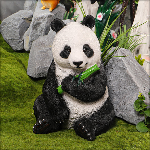 Outdoor panda ornament