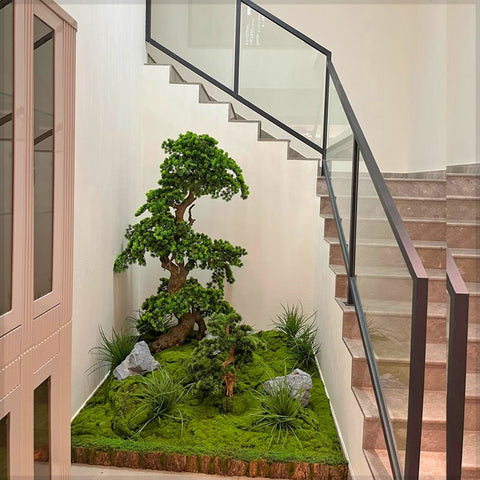 Serenity Corner: A Miniature Zen Garden for display purposes only (non-sale)
