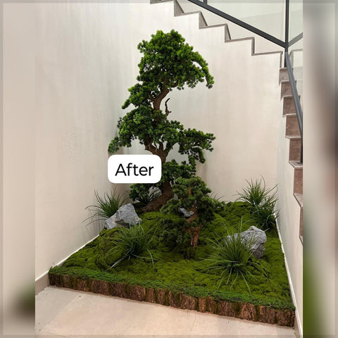 Serenity Corner: A Miniature Zen Garden for display purposes only (non-sale)