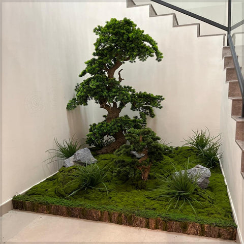 Serenity Corner: A Miniature Zen Garden for display purposes only (non-sale)
