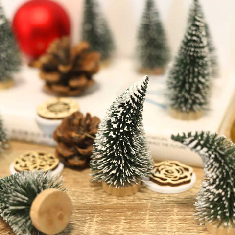 mini festive tree with stand