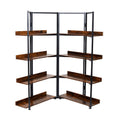 4 tiers wooden foldable metal frame