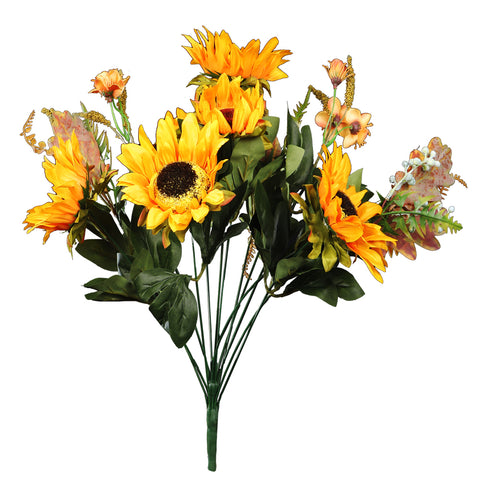 sunflower with accessories