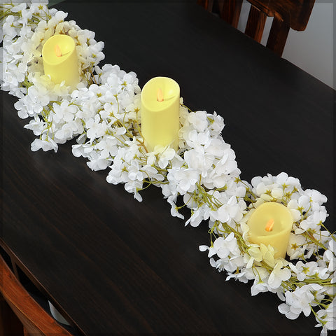 Artificial Silk Wisteria Flower Garland