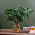 Lifelike artificial monstera tree for vibrant decor