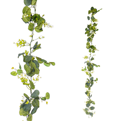 Artificial Eucalyptus Spring Garland 180cm