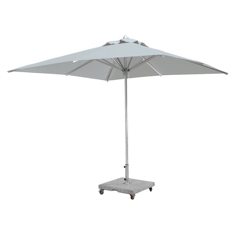 Square Umbrella with 100kg Marble Base