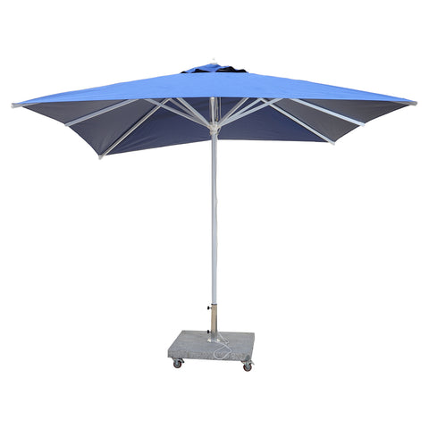 3m x 3m Square Umbrella with 100kg Marble Base