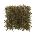 Artificial wall grass panel red
