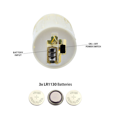 Battery operated LED tea lights
