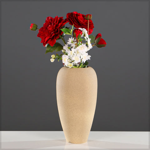 Simple Modern Brown Ceramic Vase