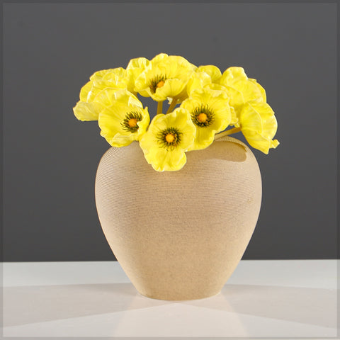 Ceramic Wide Textured Vase