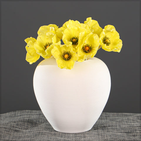 Ceramic Wide Textured Vase