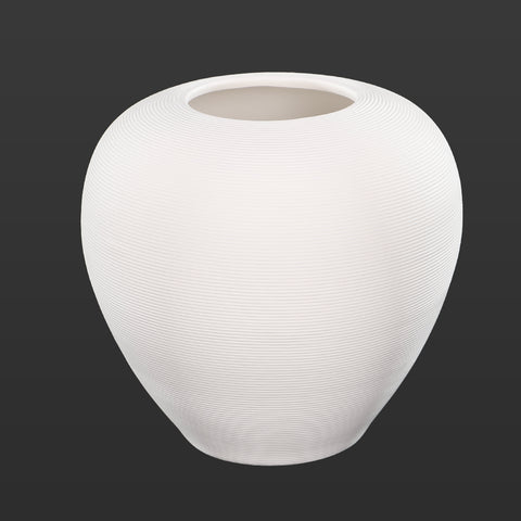 Ceramic Wide Textured Vase