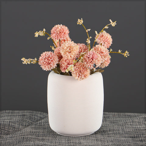 Cylindrical Modern Ceramic Vase
