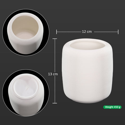 Cylindrical Modern Ceramic Vase